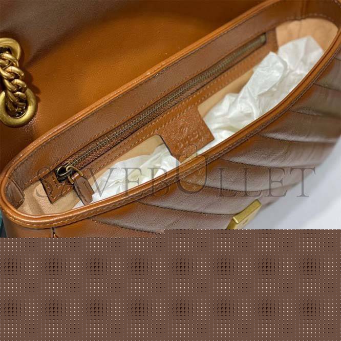 G*u*i marmont small matelasse shoulder bag 443497 (26*15*7cm)